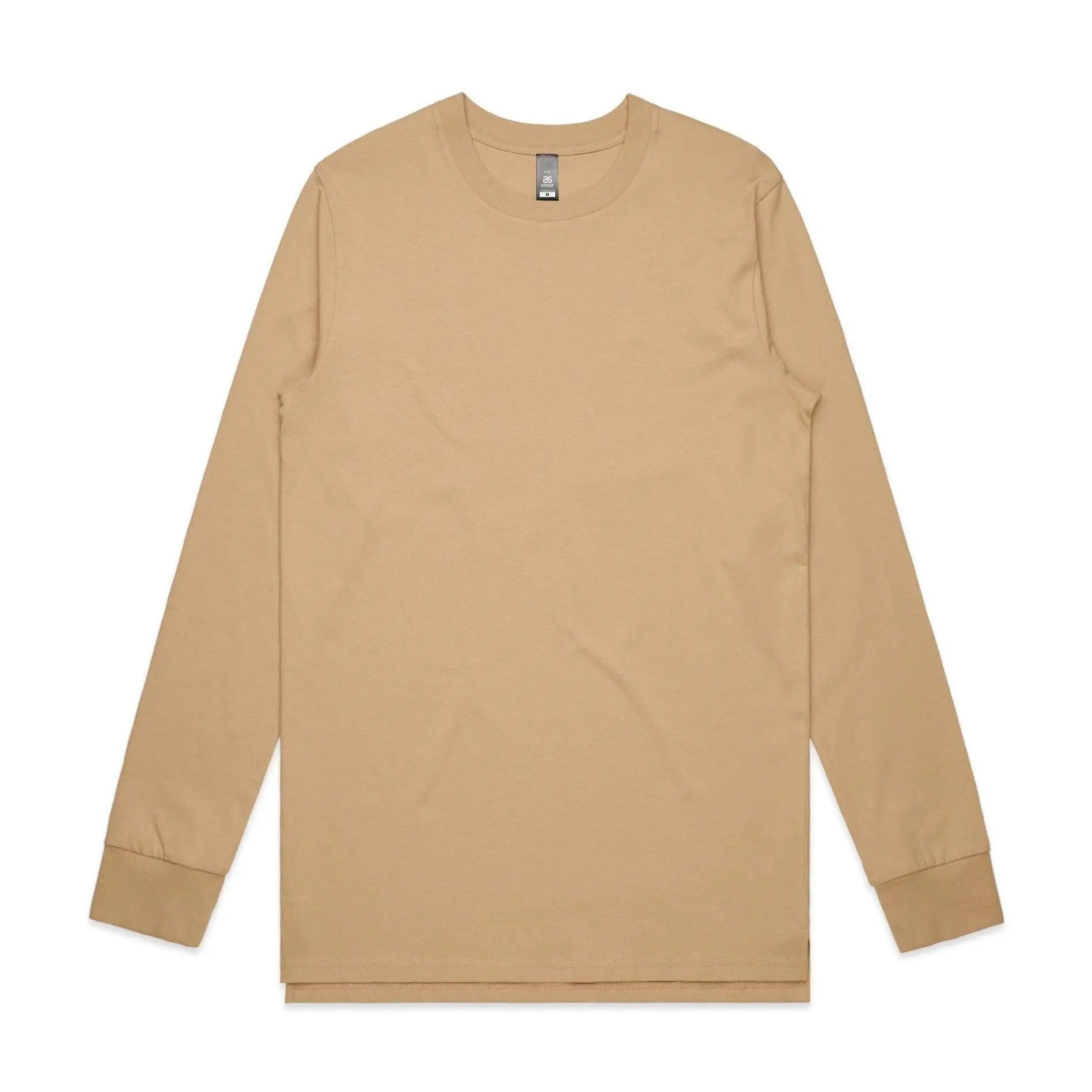 As Colour Men's base L/S tee 5029 Casual Wear As Colour TAN SML